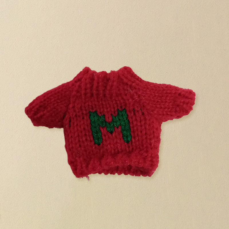 10cm Doll Clothes Replacement Sweater Figurine Doll Small Clothes Accessories
