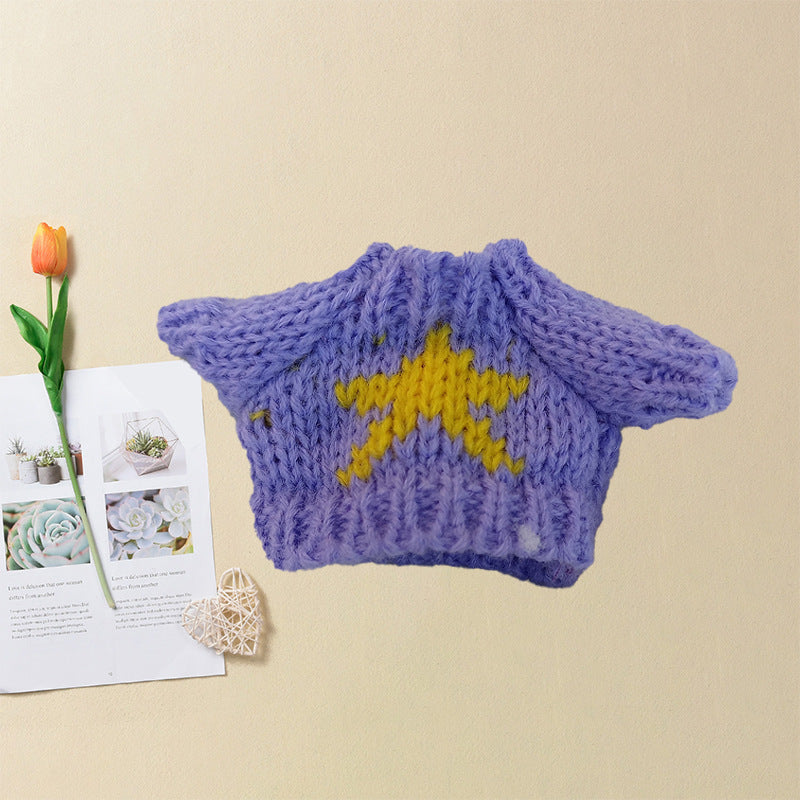 10cm Doll Clothes Replacement Sweater Figurine Doll Small Clothes Accessories