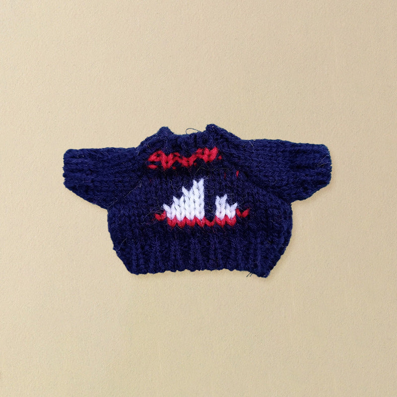 10cm Doll Clothes Replacement Sweater Figurine Doll Small Clothes Accessories