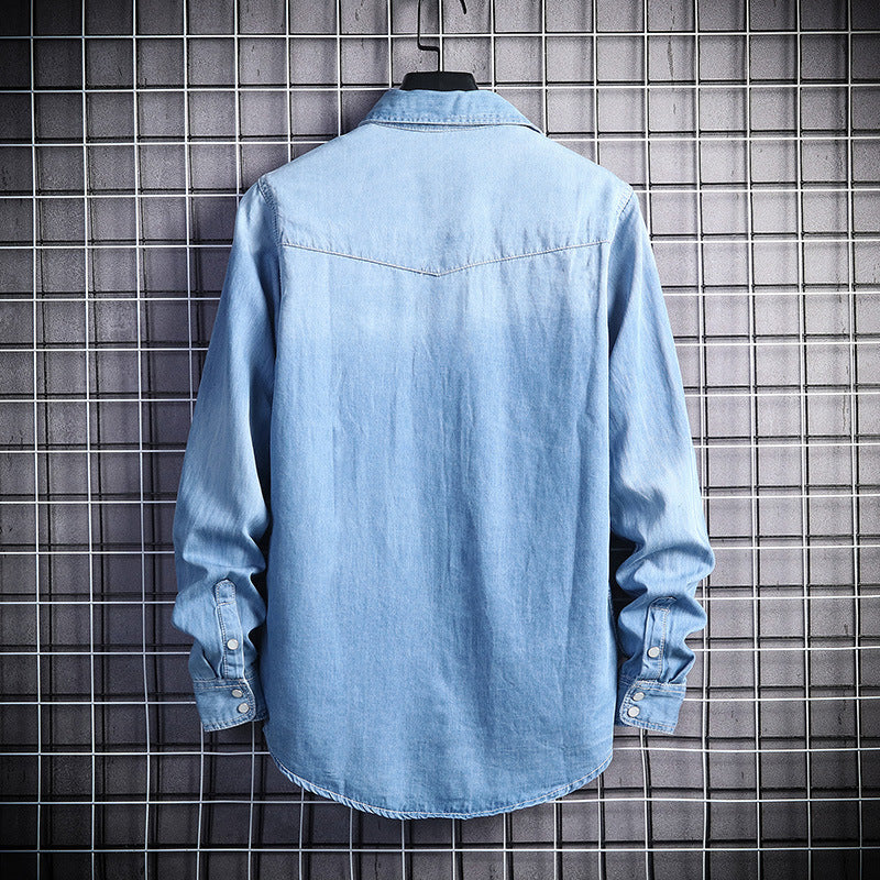 Men's Long-Sleeve Denim Casual All-Match Jacket