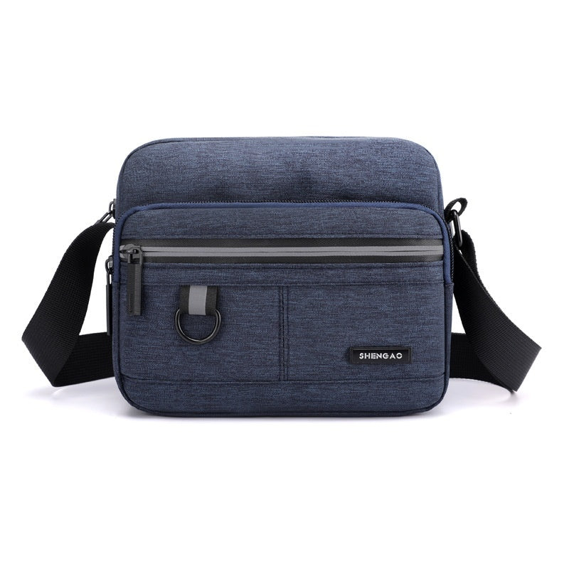 Men's Business Oxford Cloth Shoulder Simple Casual Large-Capacity Crossbody Bag