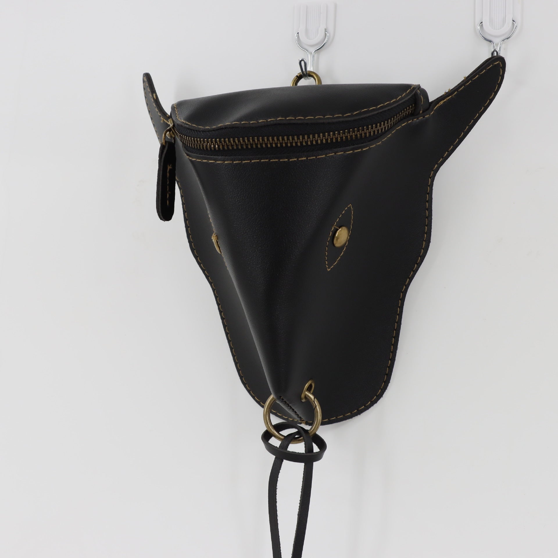 Men's Belt Ox-head Waist Bag