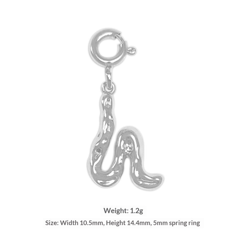 Happy Character English Letter Necklace For Women