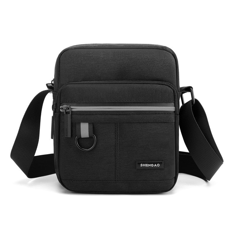 Men's Business Oxford Cloth Shoulder Simple Casual Large-Capacity Crossbody Bag