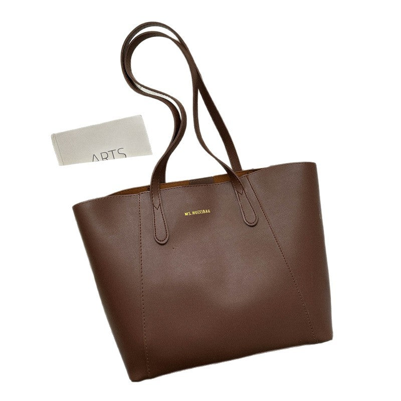 New Seasonal Korean-style Minimalist Fashionable Solid-color Shoulder Bag