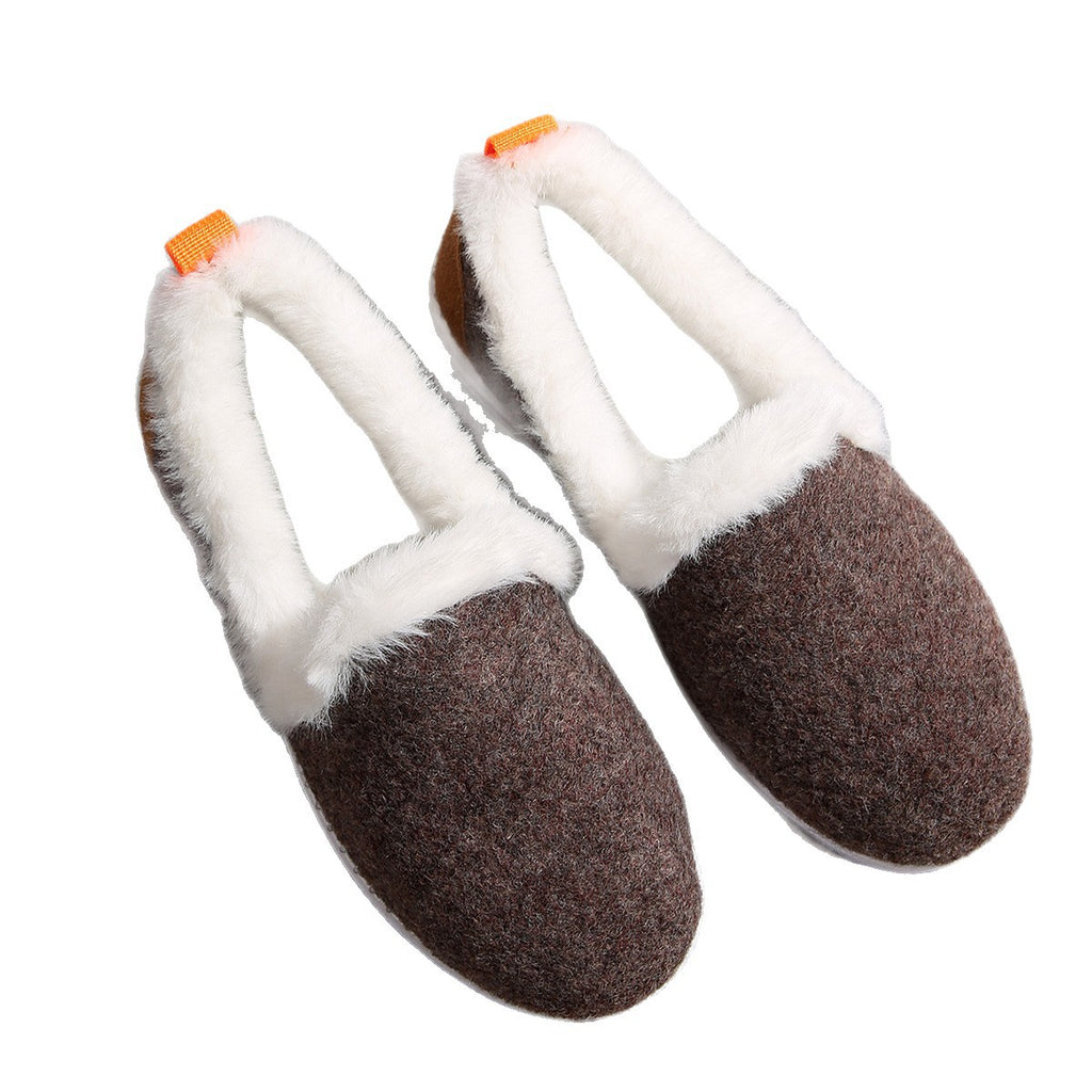 Women's Korean Version Thick Soled Short Tube Thick Cotton Shoes