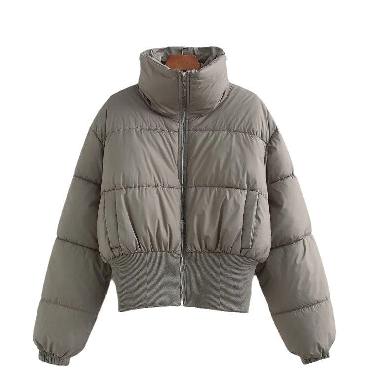 Women's Fashion Simple Cotton Long Sleeve Coat