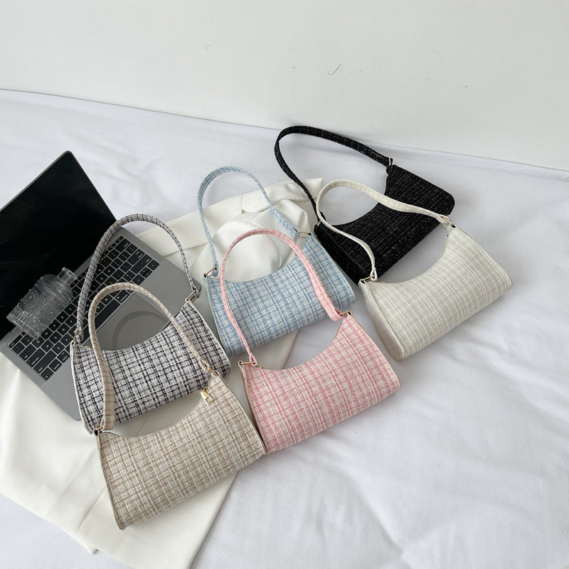 Korean-style Casual Plaid Trendy Cute Tote Bag For Women