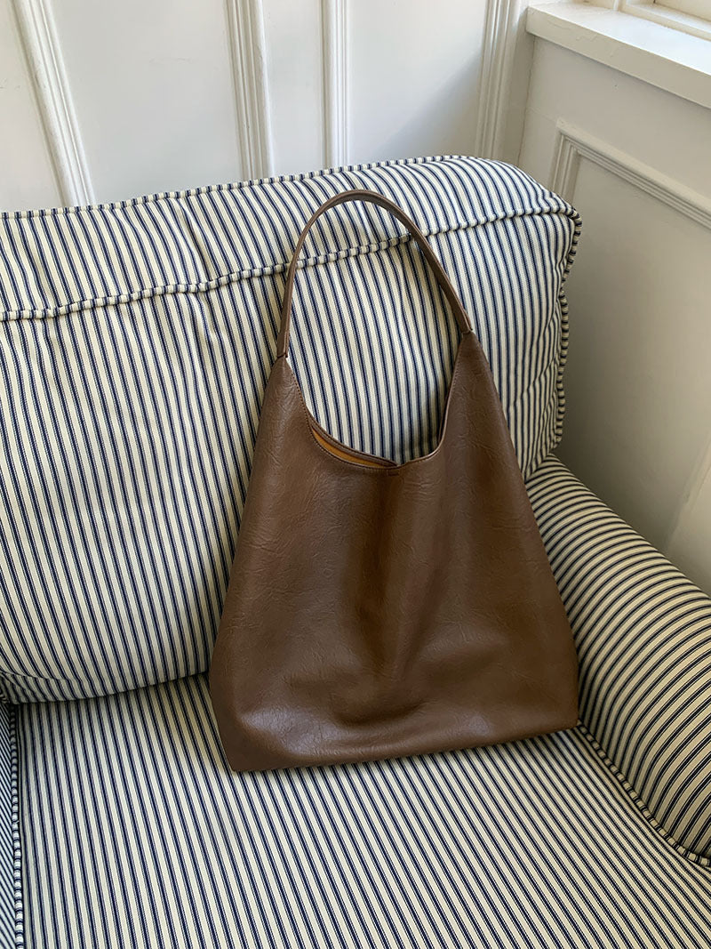 Niche Silver Underarm Bag Versatile And Large-capacity Perfect For Students