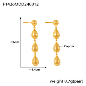 F1426 Gold Earrings
