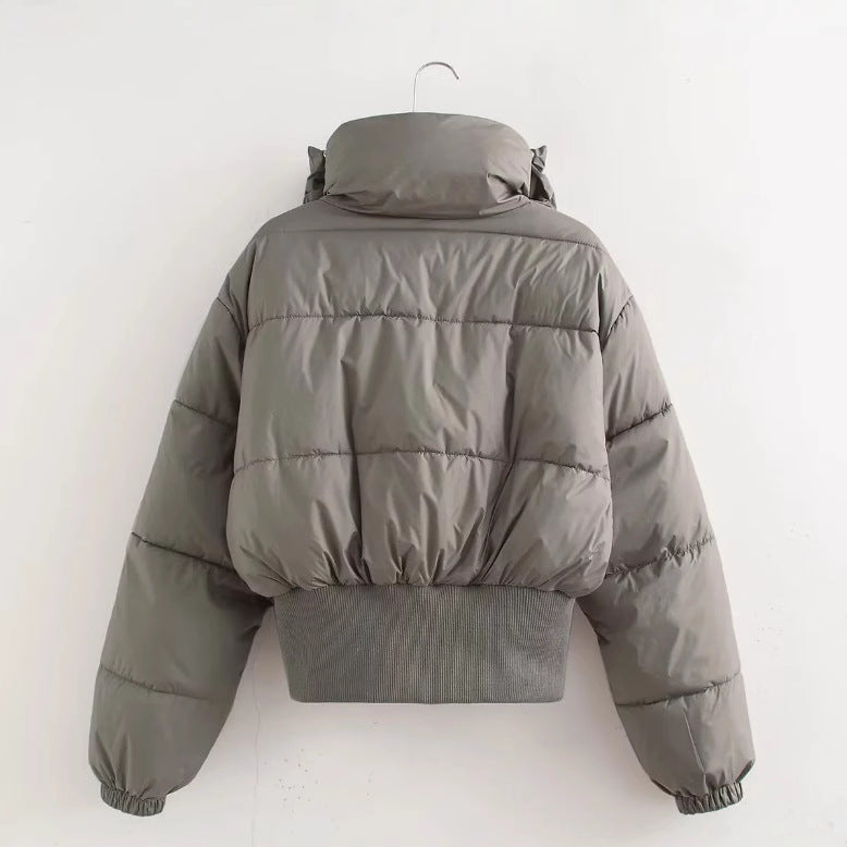 Women's Fashion Simple Cotton Long Sleeve Coat