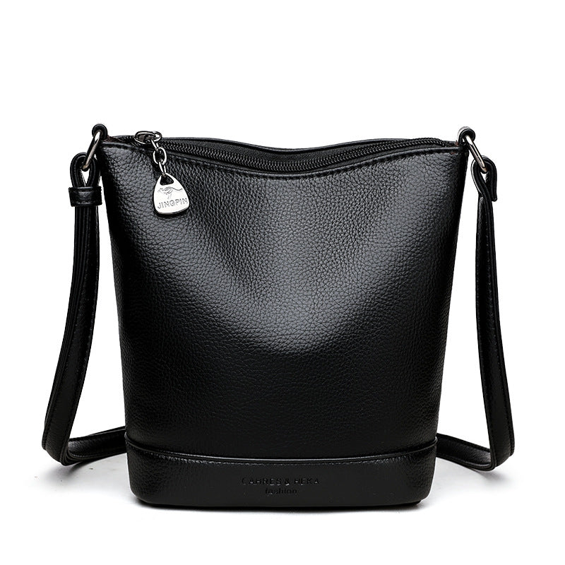 High-end Versatile Casual Leather Crossbody Spacious And Stylish Mom Bag