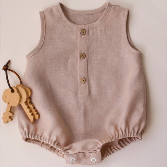 Baby'S Climbing Suit, Newborn'S Clothes, Baby'S Clothes, Cotton Hemp Kha Clothes, Boys' One-Piece Clothes