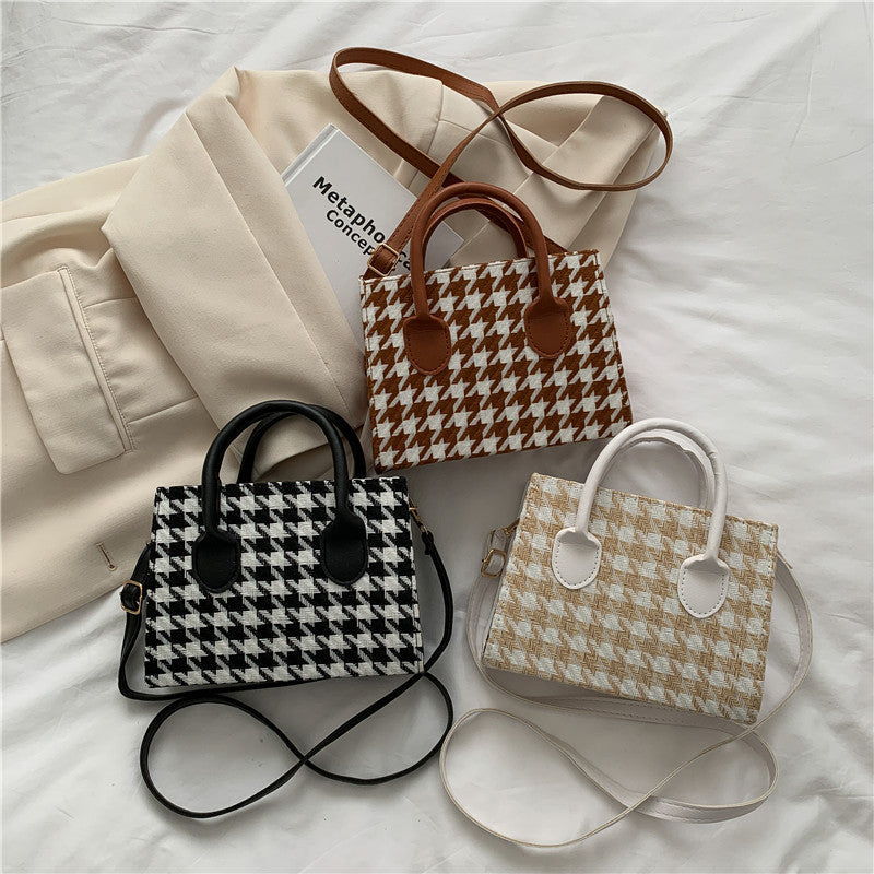 Plaid Small Handbag Women's Casual Shoulder Crossbody Bag