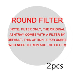Round filter2pcs