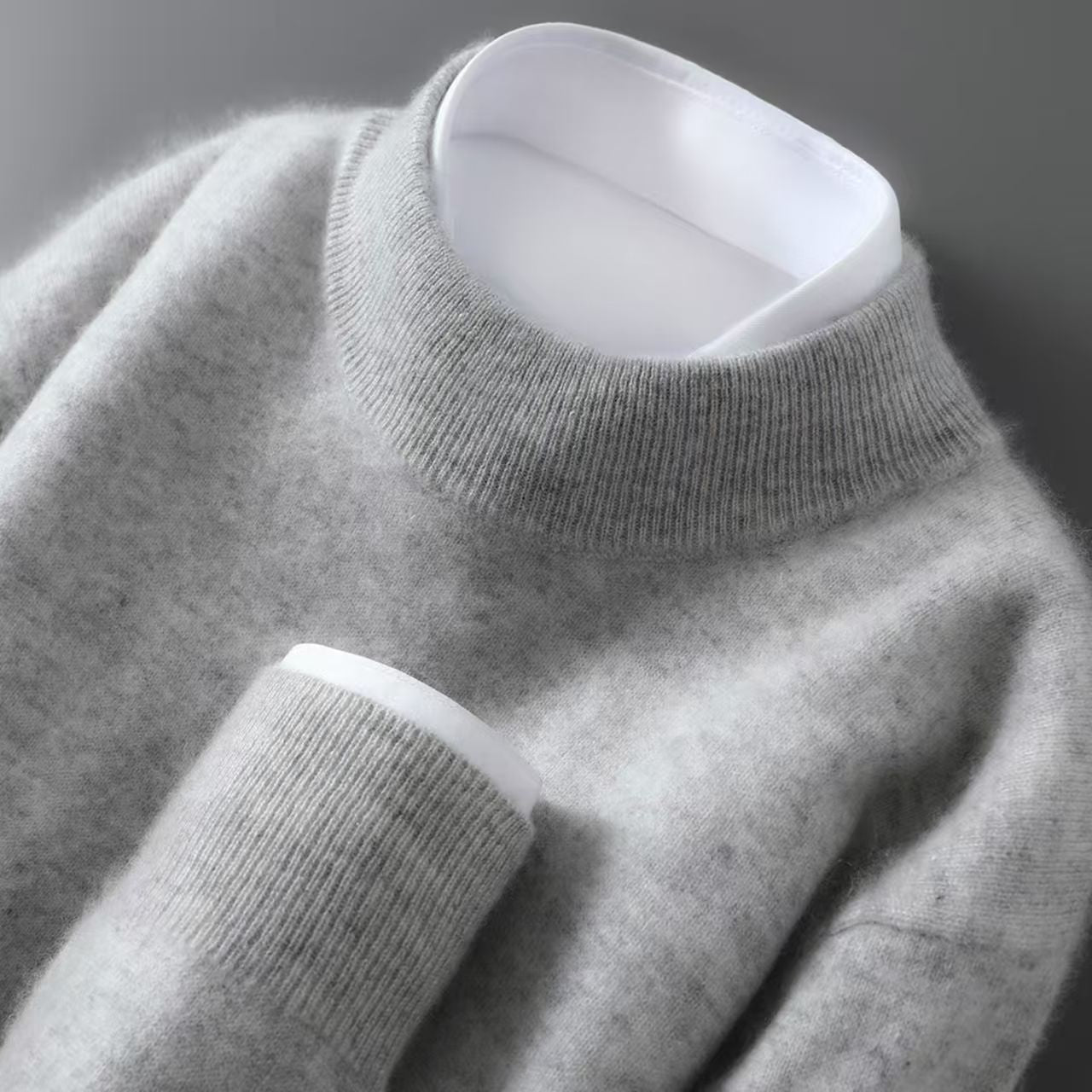 Men's Half-Neck Pullover Base Sweater