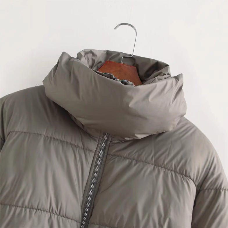 Women's Fashion Simple Cotton Long Sleeve Coat