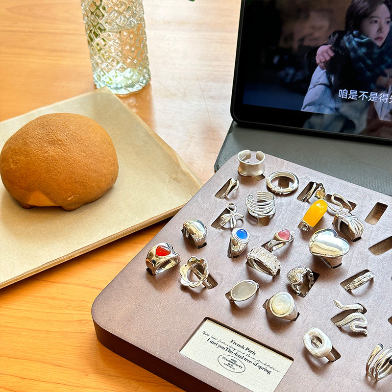 Heavy-duty Index Finger Ring S925 Sterling Silver Jewelry