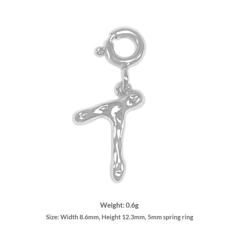 Happy Character English Letter Necklace For Women