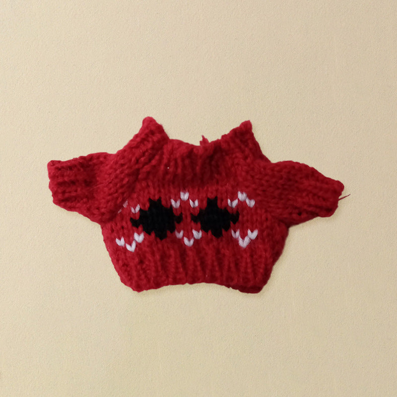 10cm Doll Clothes Replacement Sweater Figurine Doll Small Clothes Accessories