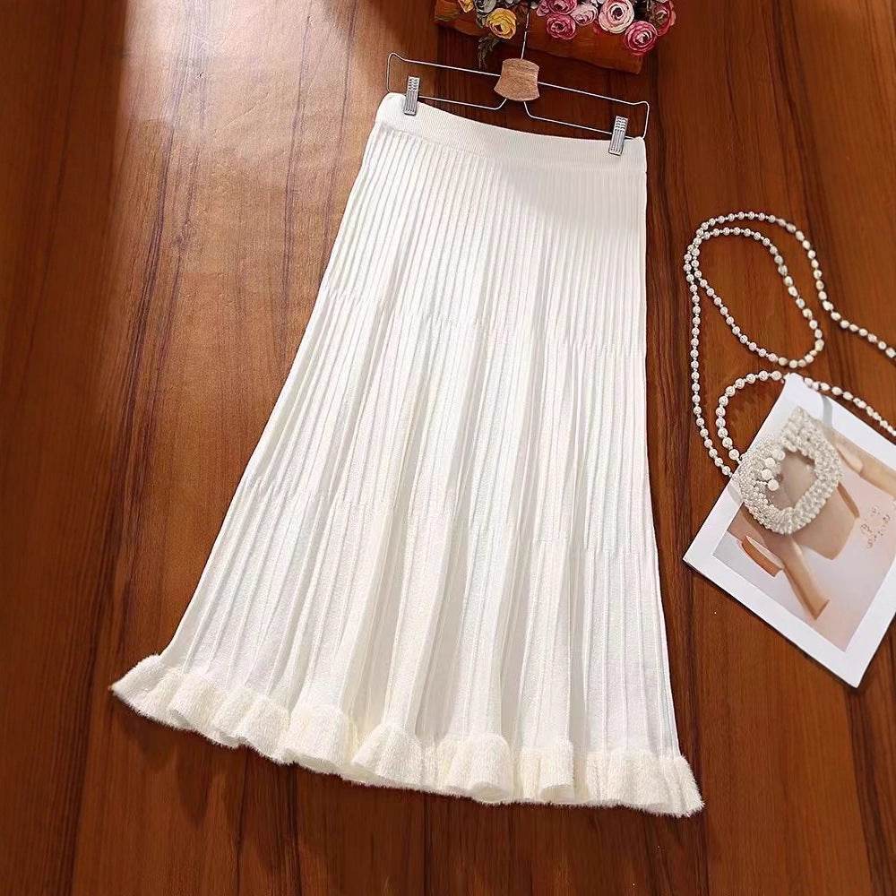 Inner Hanfu Layered With A-line Skirt