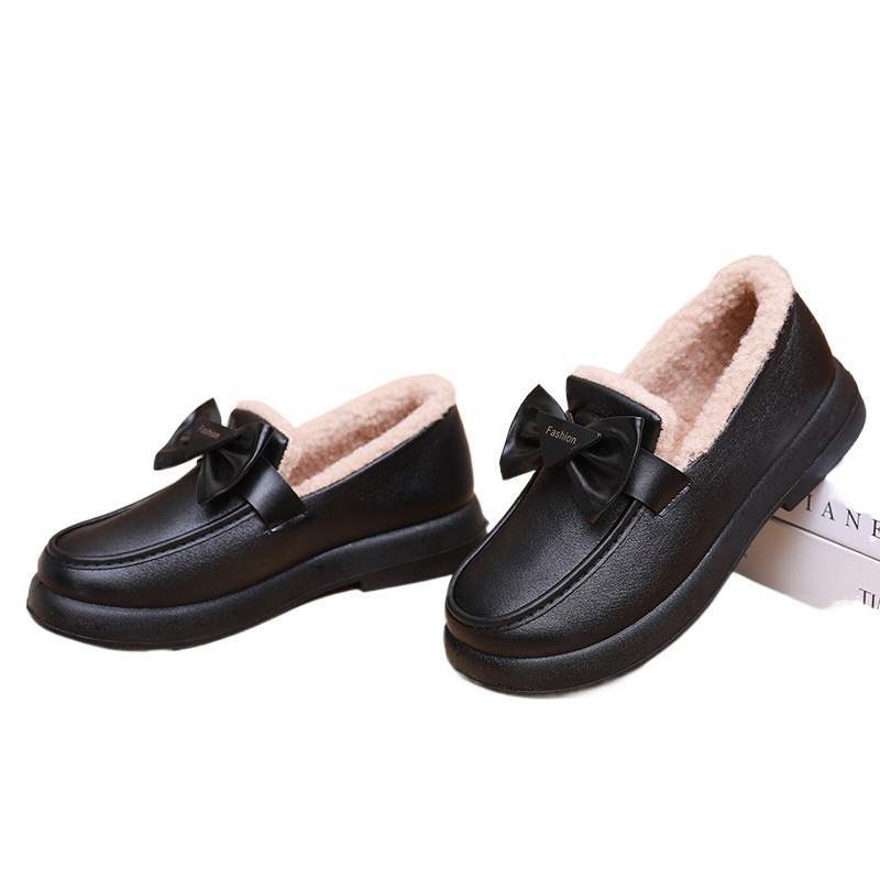 Women's Waterproof Non-slip Warm And Fleece-lined Cotton Shoes