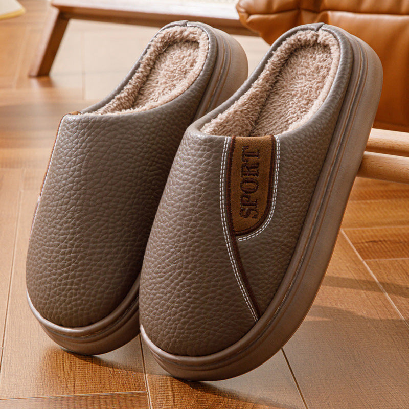 Warm Men's Casual Cotton Slippers