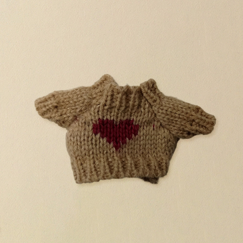 10cm Doll Clothes Replacement Sweater Figurine Doll Small Clothes Accessories