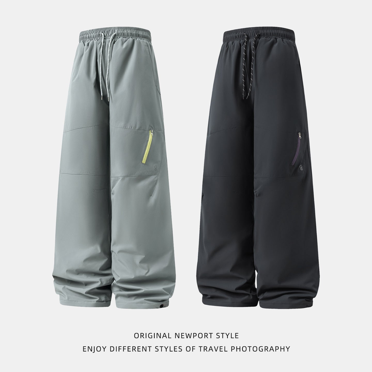 Warm And Thick Cotton Pants Straight Leg Sports Trousers