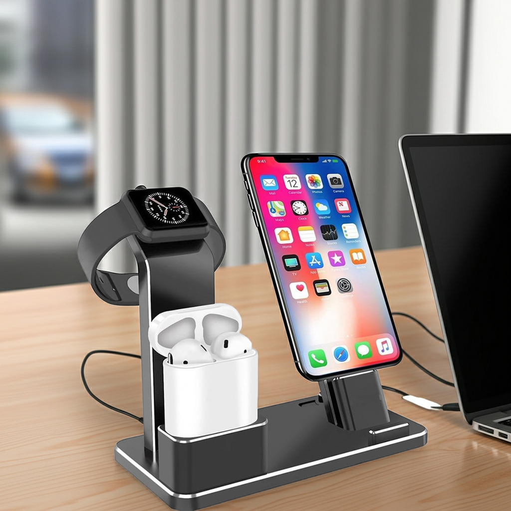 4 IN 1 AIRPODS CHARGING DOCK HOLDER