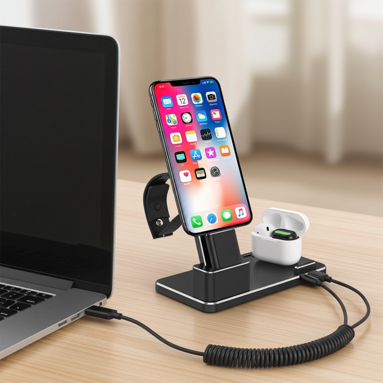 4 IN 1 AIRPODS CHARGING DOCK HOLDER TRENDFLOW
